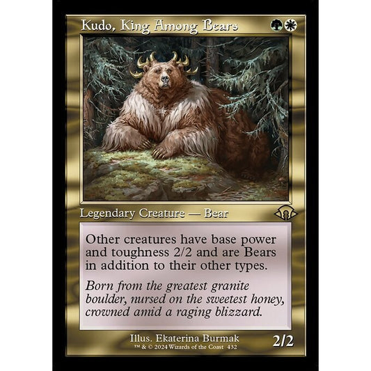 MH3_432 Kudo, King Among Bears *Classic Retro Print* MTG Magic: The Gathering: Modern Horizons 3_Rare