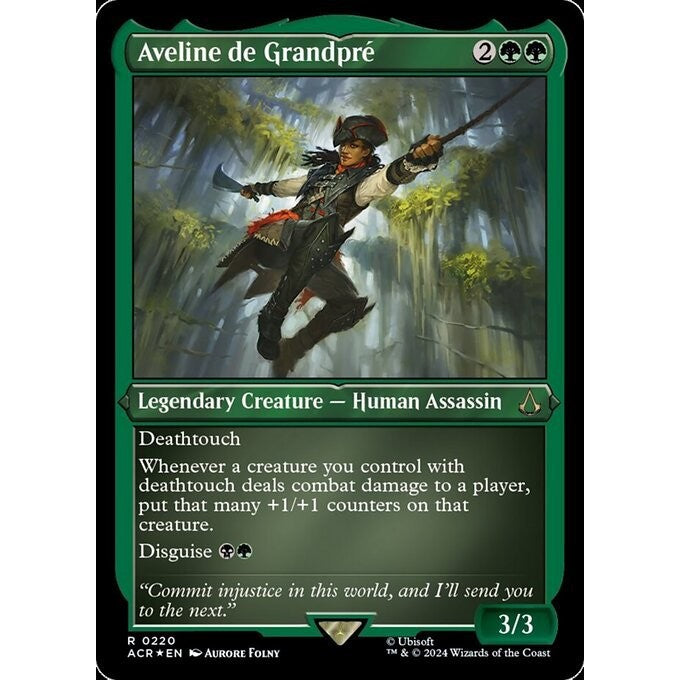 ACR_220 Aveline de Grandpré *Etched Foil* MTG Magic: The Gathering: Assassin's Creed_Rare