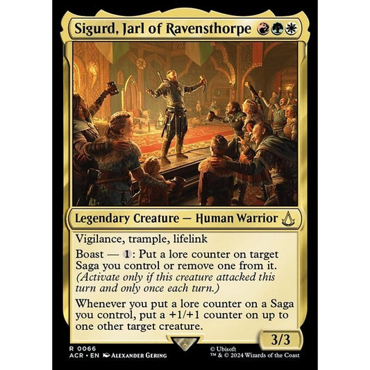 ACR_066 Sigurd, Jarl of Ravensthorpe MTG Magic: The Gathering: Assassin's Creed_Rare