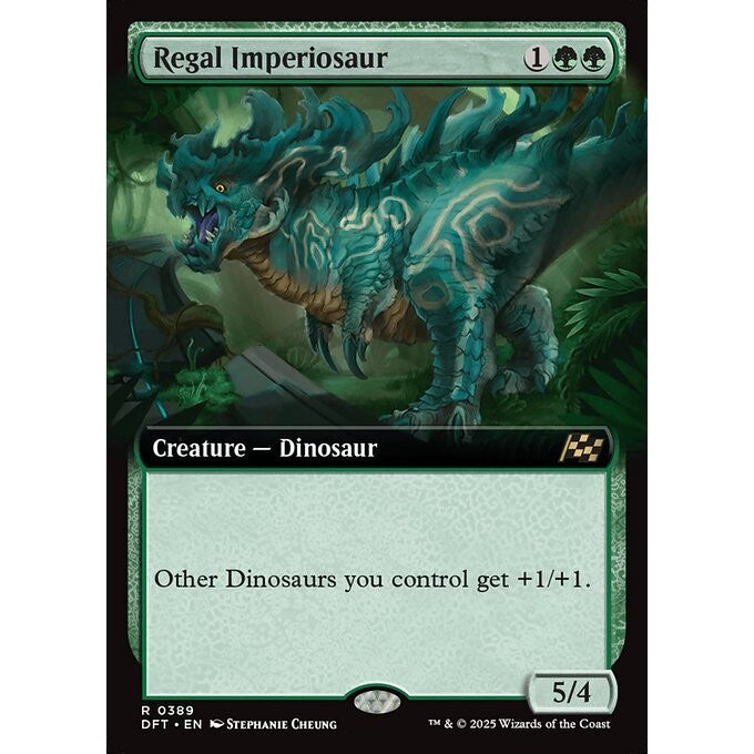 DFT_389 Regal Imperiosaur **Extended Art EA* Aetherdrift* MTG Magic: The Gathering_Rare