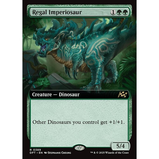 DFT_389 Regal Imperiosaur **Extended Art EA* Aetherdrift* MTG Magic: The Gathering_Rare