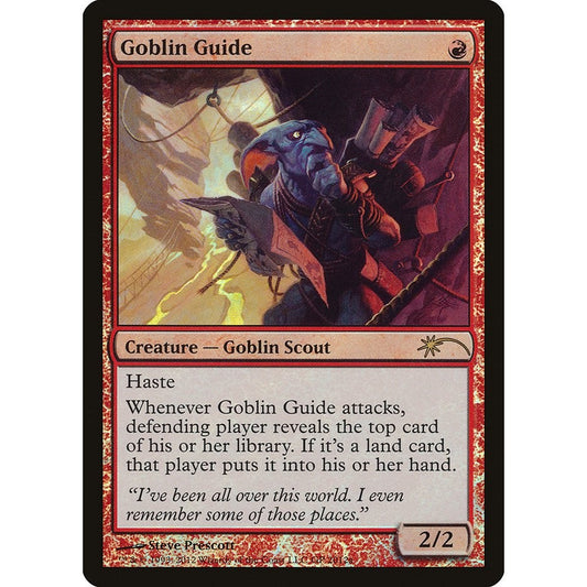 GP_2012a Goblin Guide FOIL MTG Magic: the Gathering Grand Prix 2012 Promo Foil EX Condition