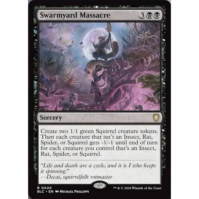 BLC Bloomburrow Commander Deck: SQUIRRELED AWAY Singles MTG: Magic: the Gathering: Choose your cards inside BLB