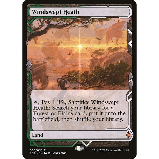 ZNE_005 WINDSWEPT HEATH *Zendikar Rising Expeditions* MTG Magic: The Gathering: Mythic
