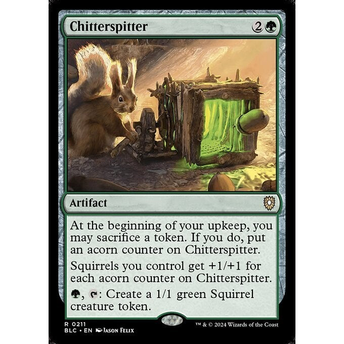 BLC Bloomburrow Commander Deck: SQUIRRELED AWAY Singles MTG: Magic: the Gathering: Choose your cards inside BLB