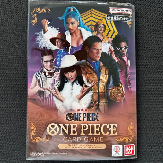BAROQUE WORKS | One Piece TCG Live Action Collection Vol.2 Folder 7 Cards Sealed | Vivi Nico Robin AllSunday Mr.3 OPTCG