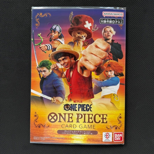 STRAW HAT CREW | One Piece TCG Live Action Collection Vol.2 Folder 7 Cards Sealed | Luffy Nami Zoro Sanji Chopper OPTCG