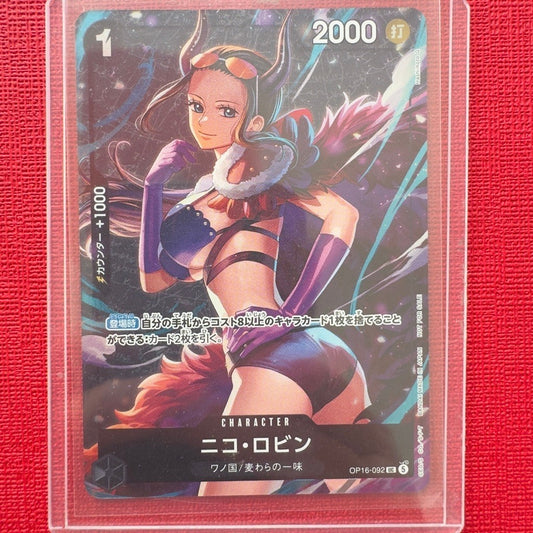 OP16_092* NICO ROBIN SB *Standard Battle Promo* One Piece TCG Uncommon Parallel AA Prize Promotional