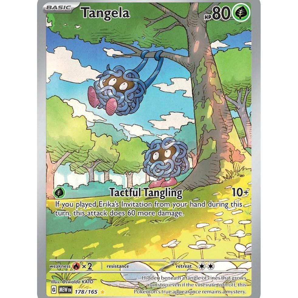 MEW 178/165 TANGELA *Scarlet & Violet 151* English Pokemon TCG_Full Art Rare