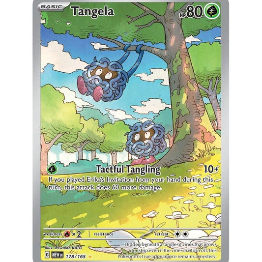 MEW 178/165 TANGELA *Scarlet & Violet 151* English Pokemon TCG_Full Art Rare