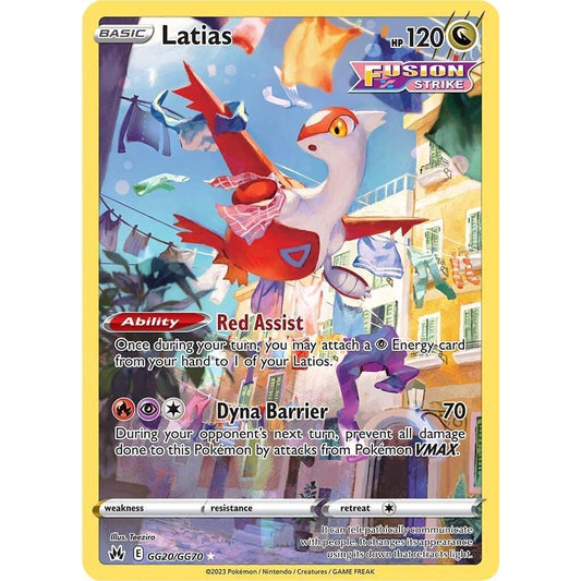 GG_20/70 LATIAS *Crown Zenith: Galarian Gallery* UR English Pokemon TCG_Ultra Rare