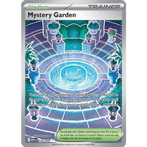 MEG_172/132 MYSTERY GARDEN Trainer *Mega Evolutions* SR English Pokemon TCG_Special Rare