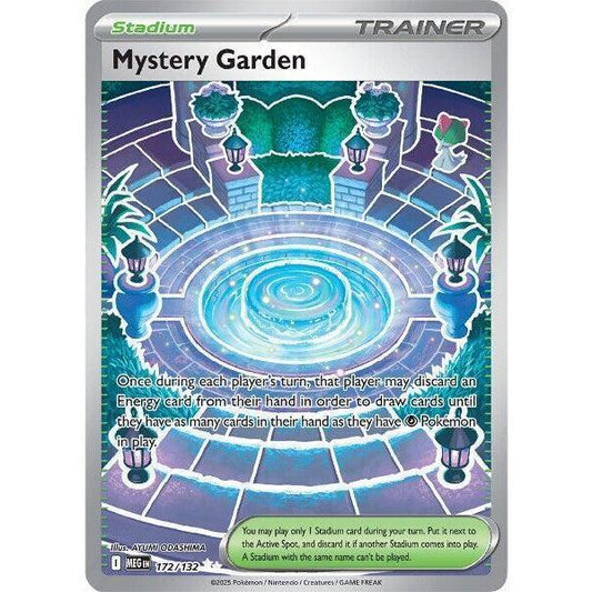 MEG_172/132 MYSTERY GARDEN Trainer *Mega Evolutions* SR English Pokemon TCG_Special Rare