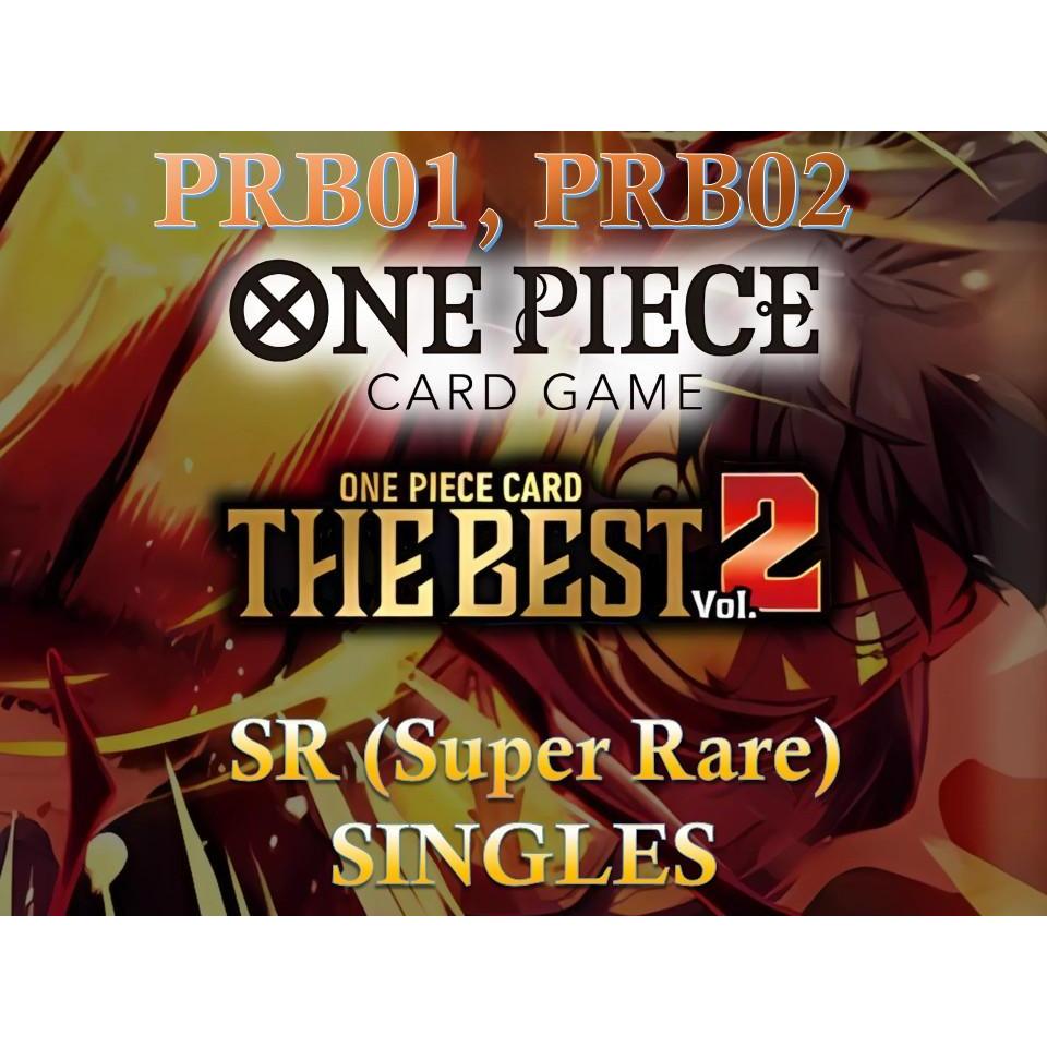 PRB01 and PRB02 SUPER RARE SR Singles (Choose your Cards Inside) One Piece TCG SRs Authentic Japanese Language