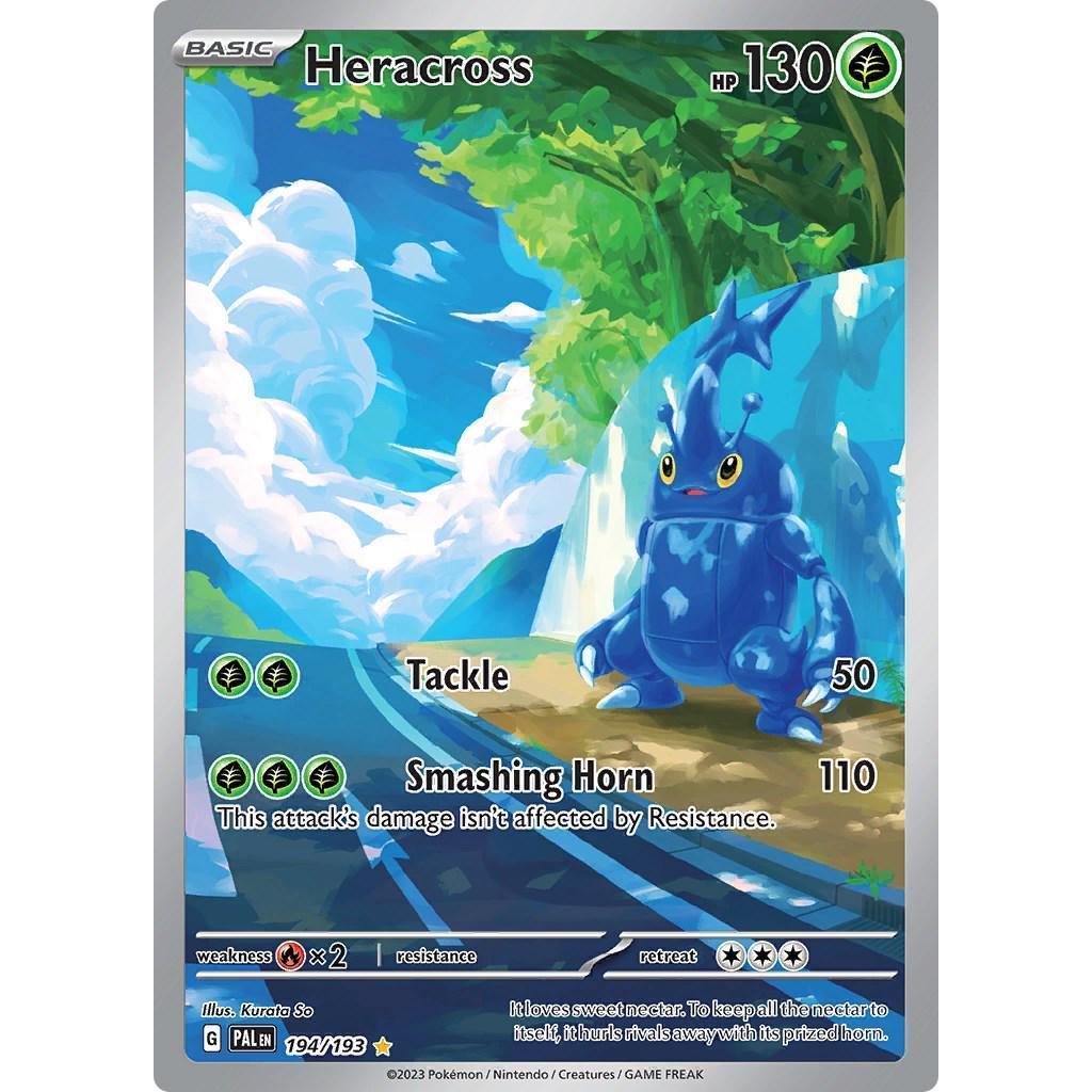 PAL_194/193 HERACROSS *Paldean Fates* UR English Pokemon TCG_Ultra Rare