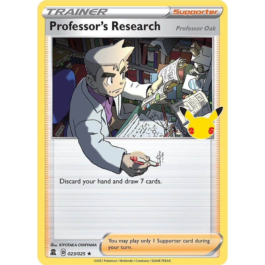 CLB_23/25 PROFESSOR'S RESEARCH *Celebrations* R English Pokemon TCG_Rare