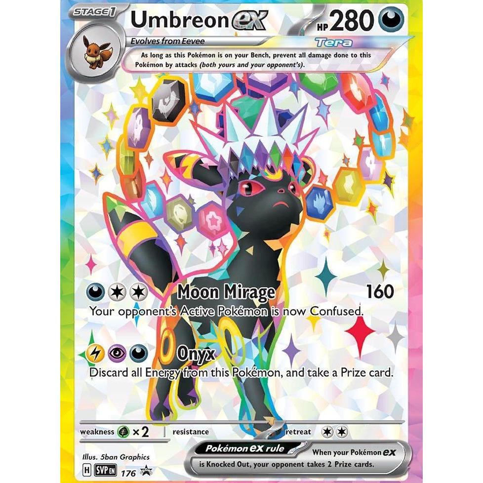 SV-P 176 UMBREON EX Black Star Promo *Prismatic Evolutions* English Pokemon TCG_Full Art