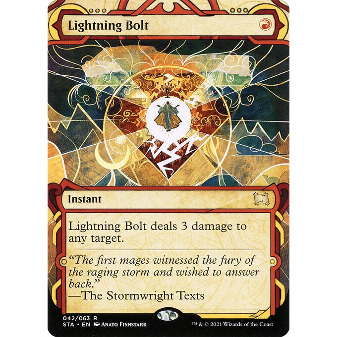 STA_042 Lightning Bolt MTG Magic: The Gathering: Strixhaven Mystical Archive Rare