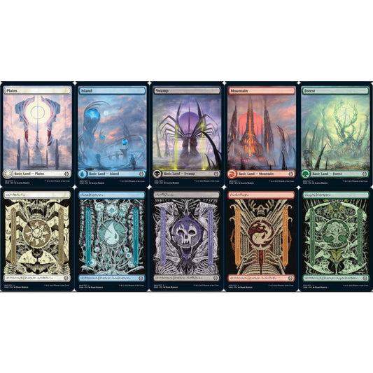 ONE Phyrexia: All Will Be One Phyrexian and Normal Basic Land_MTG Magic: the Gathering Lands