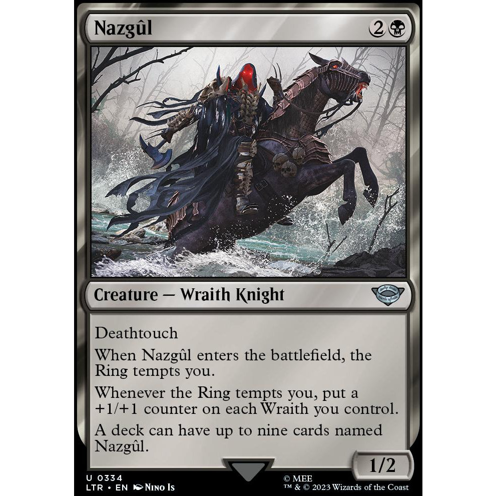 LTR_334 NAZGUL (0334) MTG: Magic the Gathering: Lord of the Rings Uncommon