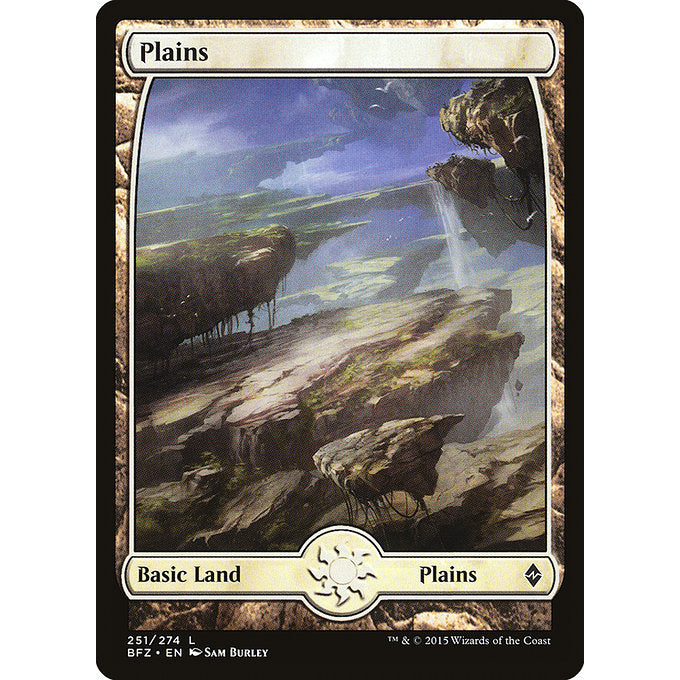 BFZ BATTLE FOR ZENDIKAR FULL ART BASIC LANDS - 25 VARIANTS REGULAR Choose Your Cards MTG Magic: The Gathering Land