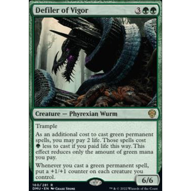 DMU_160 DEFILER OF VIGOR MTG Magic The Gathering: Dominaria United Rare