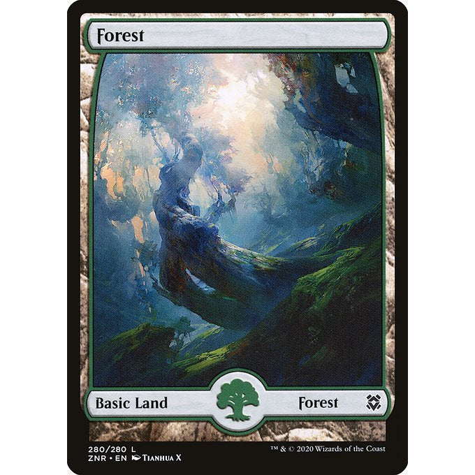 ZNR ZENDIKAR RISING FULL ART BASIC LANDS - REGULAR Choose Your Cards MTG Magic: The Gathering Land