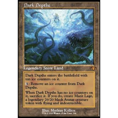 DMR_394 DARK DEPTHS - RETRO FRAME MTG Magic The Gathering: Dominaria Remastered Rare