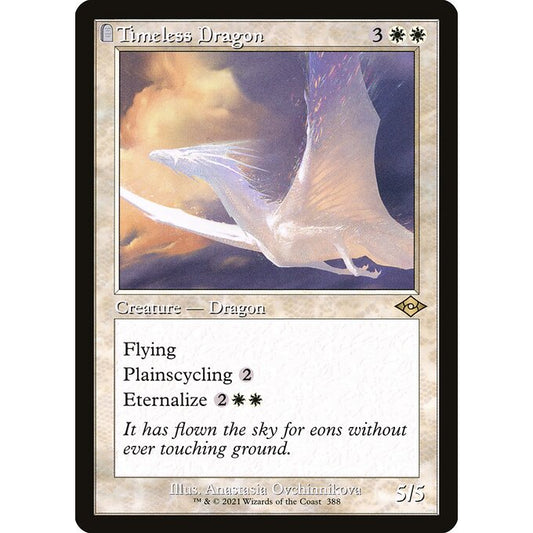 MH2_388 Timeless Dragon Retro Frame MTG Magic: The Gathering: Modern Horizons 2 Rare