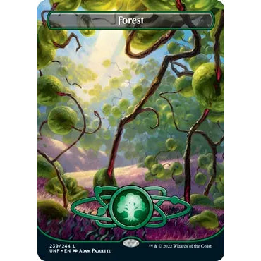 UNF UNFINITY BASIC LANDS - PLANETARY SPACE CYCLE AND REGULAR AVAILABLE Choose Your Cards MTG Magic: The Gathering Basic Land