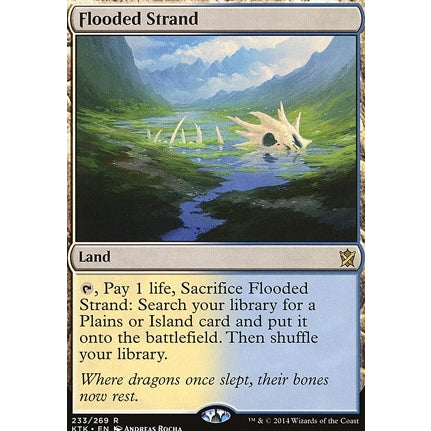 KTK_233 FLOODED STRAND Fetch Land MTG Magic The Gathering: Khans of Tarkir Rare