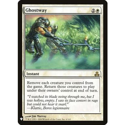 GPT_006 GHOSTWAY: THE LIST MTG: Magic the Gathering: Guildpact Rare
