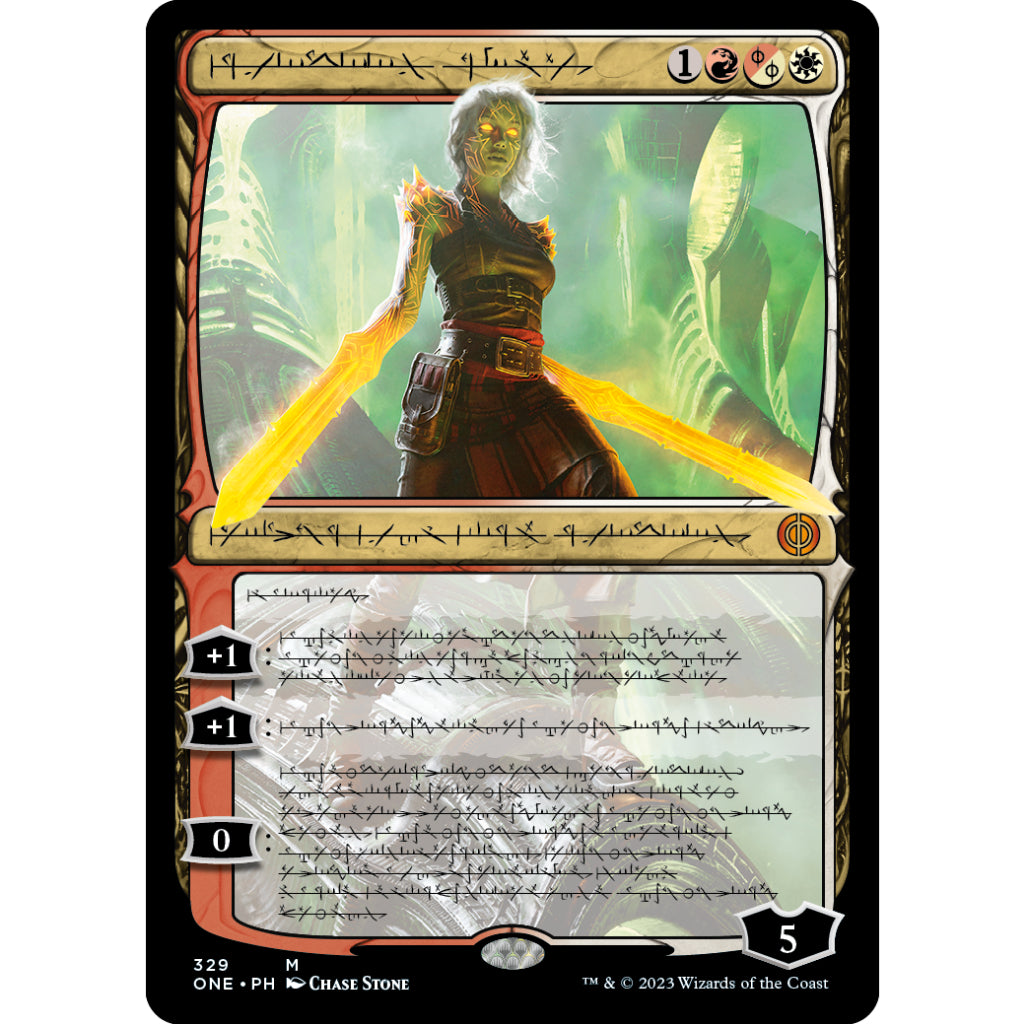 ONE_329 Nahiri, the Unforgiving (Phyrexian) MTG Magic the Gathering: Phyrexia One #329 Mythic