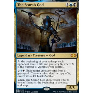 2XM_216 THE SCARAB GOD MTG Magic The Gathering: Double Masters Mythic