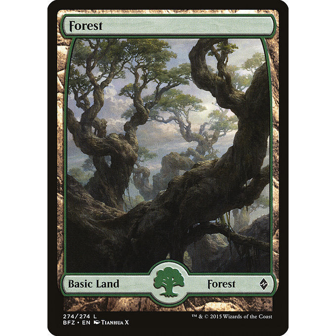 BFZ BATTLE FOR ZENDIKAR FULL ART BASIC LANDS - 25 VARIANTS REGULAR Choose Your Cards MTG Magic: The Gathering Land