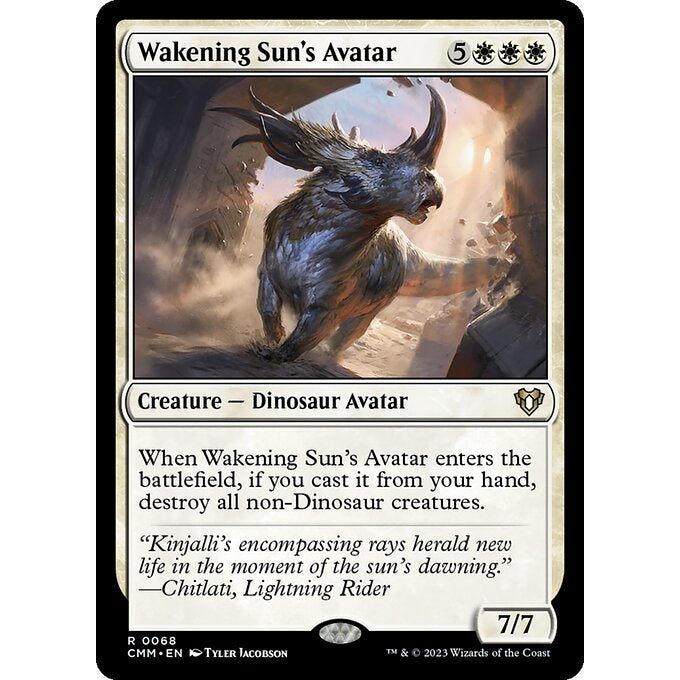 CMM_68 Wakening Sun's Avatar MTG Magic: The Gathering: Commander Masters Rare