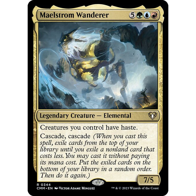 CMM_344 Maelstrom Wanderer MTG Magic: The Gathering: Commander Masters Rare