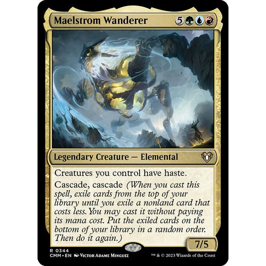 CMM_344 Maelstrom Wanderer MTG Magic: The Gathering: Commander Masters Rare