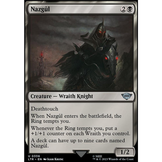 LTR_336 NAZGUL (0336) MTG: Magic the Gathering: Lord of the Rings Uncommon