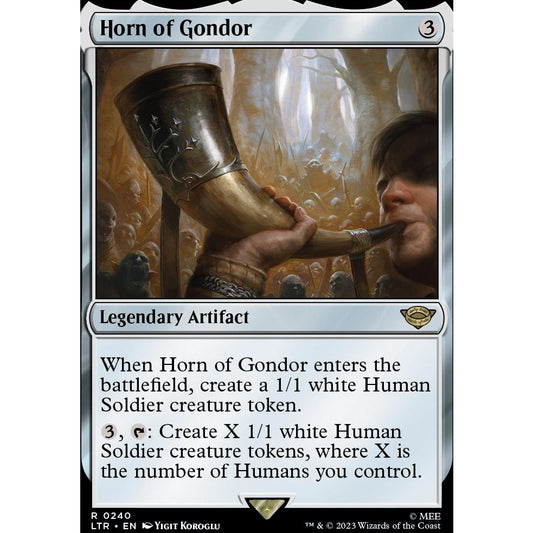 LTR_240 HORN OF GONDOR MTG: Magic the Gathering: Lord of the Rings Rare