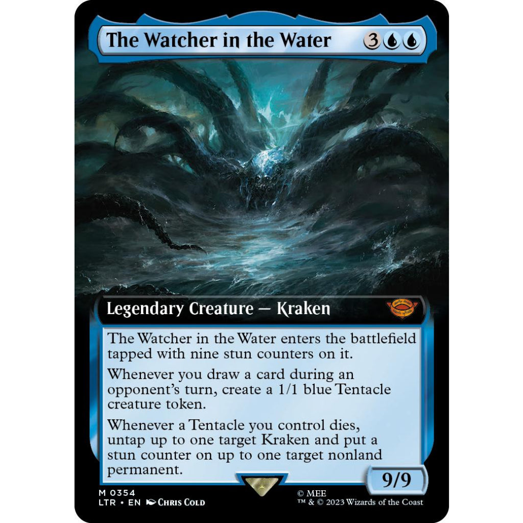 LTR_354 THE WATCHER IN THE WATER (EXTENDED ART) MTG: Magic the Gathering: Lord of the Rings Mythic
