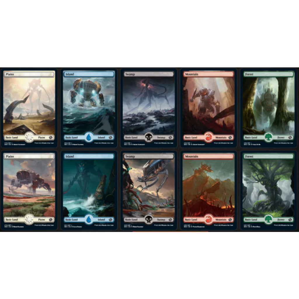BRO THE BROTHERS' WAR FULL ART BASIC LANDS - Foil and Regular MTG Magic: the Gathering Land