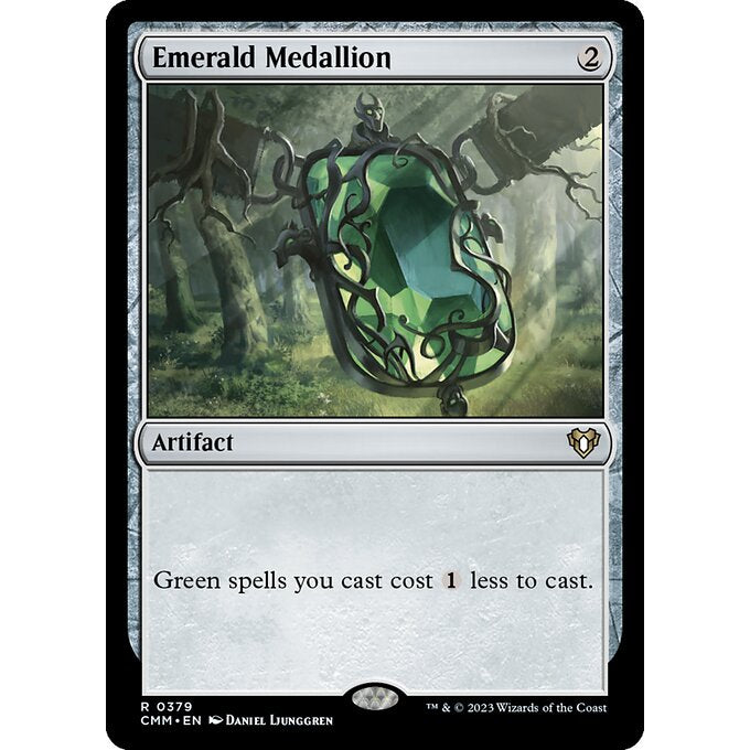 CMM_379 Emerald Medallion MTG Magic: The Gathering: Commander Masters Rare