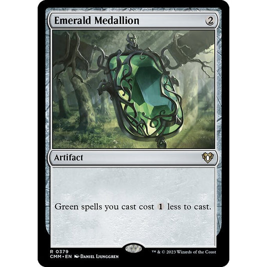 CMM_379 Emerald Medallion MTG Magic: The Gathering: Commander Masters Rare