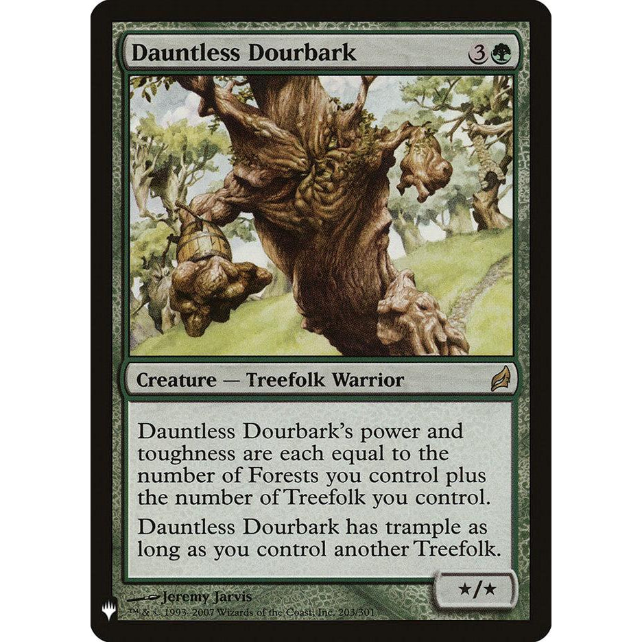 LOR_203 DAUNTLESS DOURBARK - THE LIST MTG Magic The Gathering: Lorwyn Rare