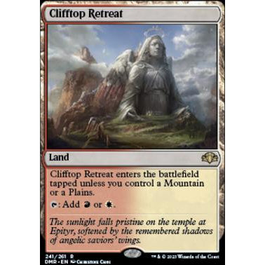 DMR_241 CLIFFTOP RETREAT MTG Magic The Gathering: Dominaria Remastered Rare