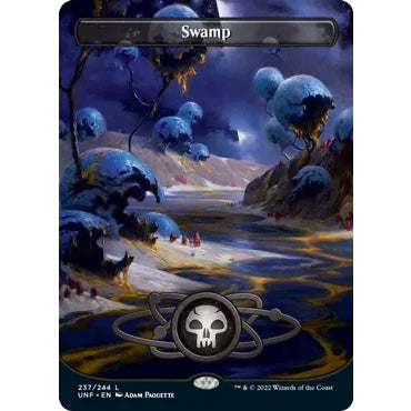 UNF UNFINITY BASIC LANDS - PLANETARY SPACE CYCLE AND REGULAR AVAILABLE Choose Your Cards MTG Magic: The Gathering Basic Land