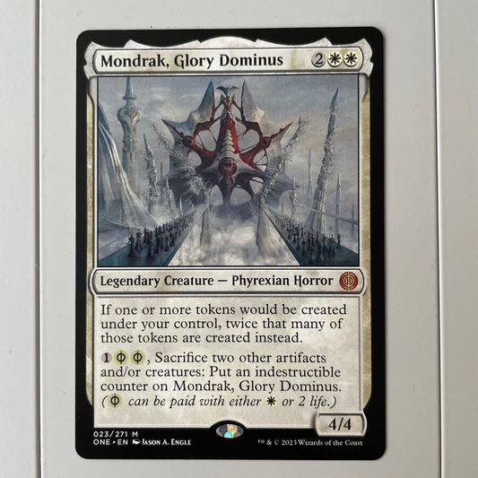 ONE_023 Mondrak, Glory Dominus MTG Magic: Phryrexia All Will Be One Mythic Rare