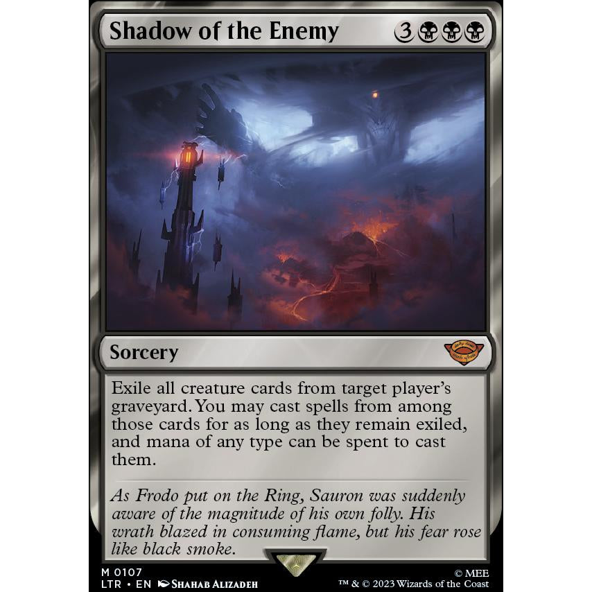 LTR_107 SHADOW OF THE ENEMY MTG: Magic the Gathering: Lord of the Rings Mythic