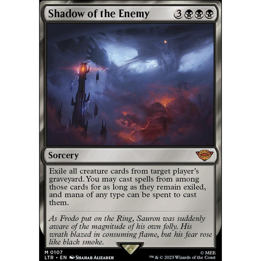 LTR_107 SHADOW OF THE ENEMY MTG: Magic the Gathering: Lord of the Rings Mythic